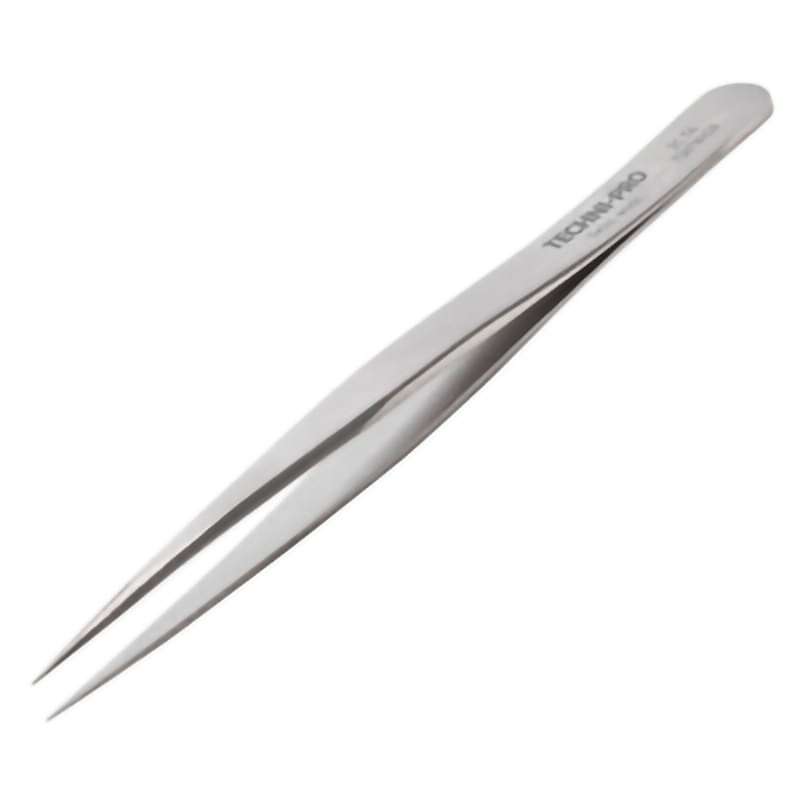 High Precision Tweezers, Style 3C, Titanium, Fine, Pointed, 4.3"